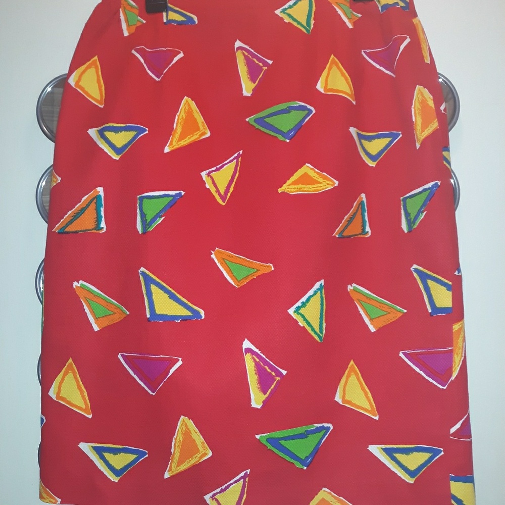 🌺RED MULTICOLORED Skirt